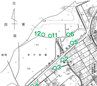 米子市の旧海軍美保航空隊飛行機用掩体の資料について