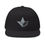 Thumbnail: Aloe Grey Embroidered Flat Bill Hat
