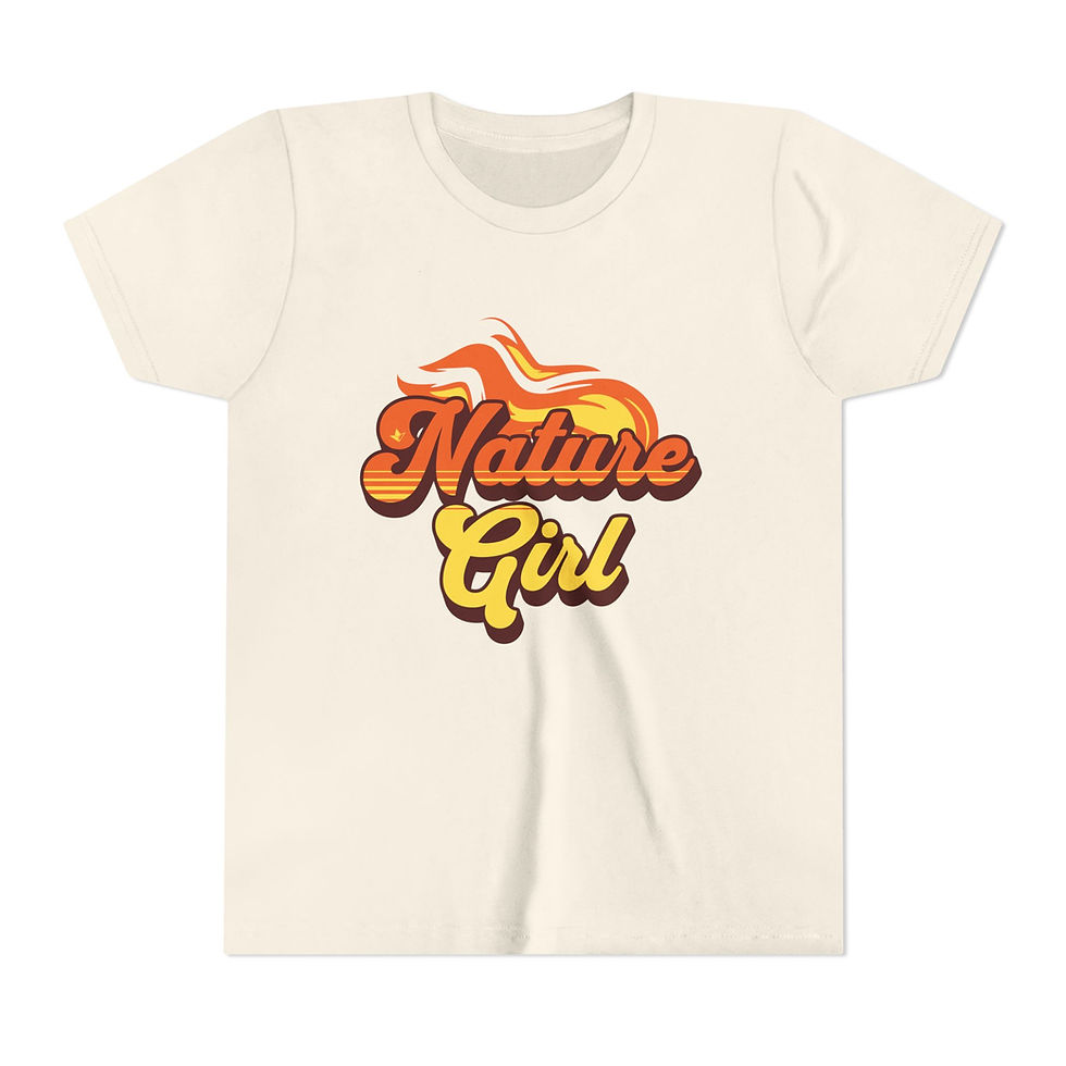 Thumbnail: Inferno Ride  (Solar Blaze Flame) Short Sleeve T-Shirt (Girls)
