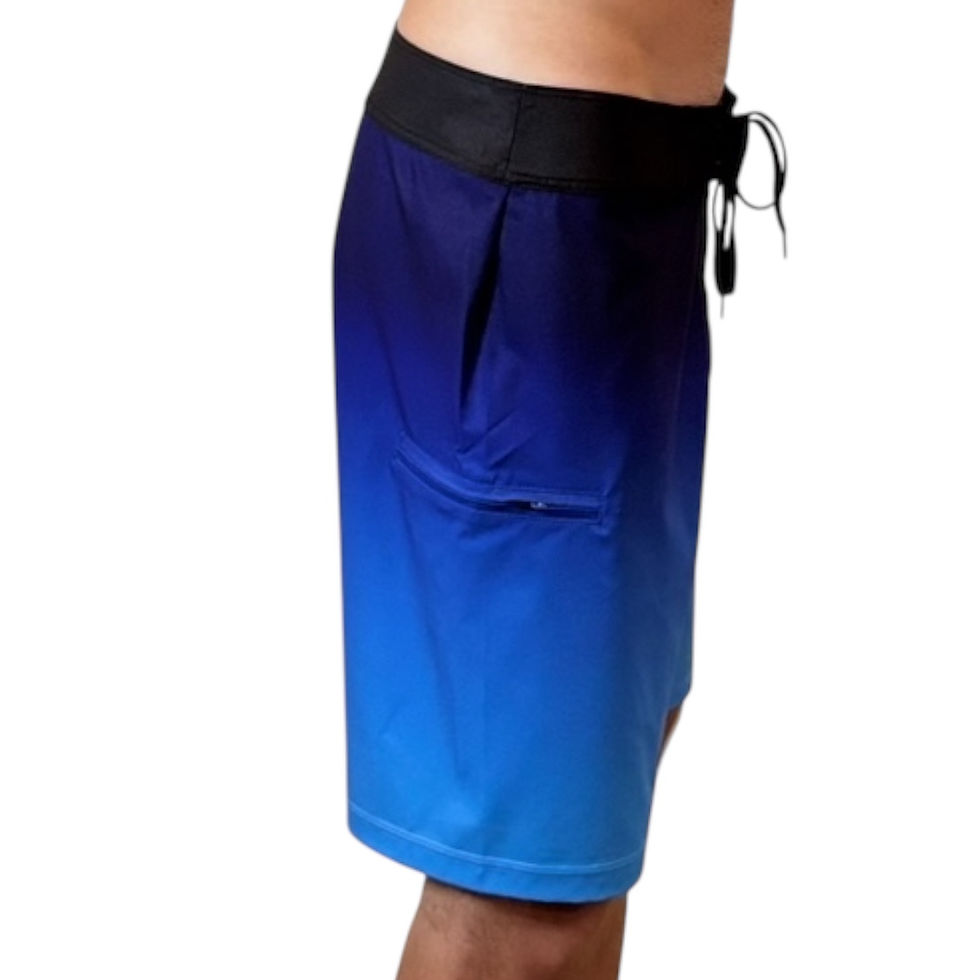 Thumbnail: Contrast VeraFlex Performance Boardshorts (Black/Blue Ombre)