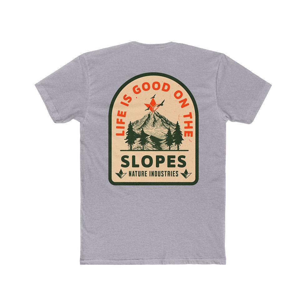 Thumbnail: Life is Good on the Slopes (Day) Short Sleeve T-Shirt (Mens)