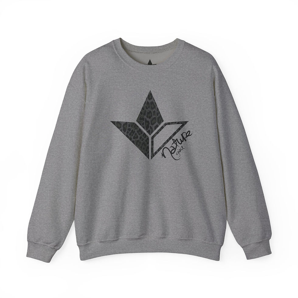 Thumbnail: Black Leopard Aloe Crewneck Sweatshirt (Womens)