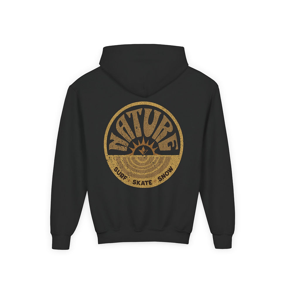 Thumbnail: Sun Dial Heavy Hooded Sweatshirt (Youth Unisex)