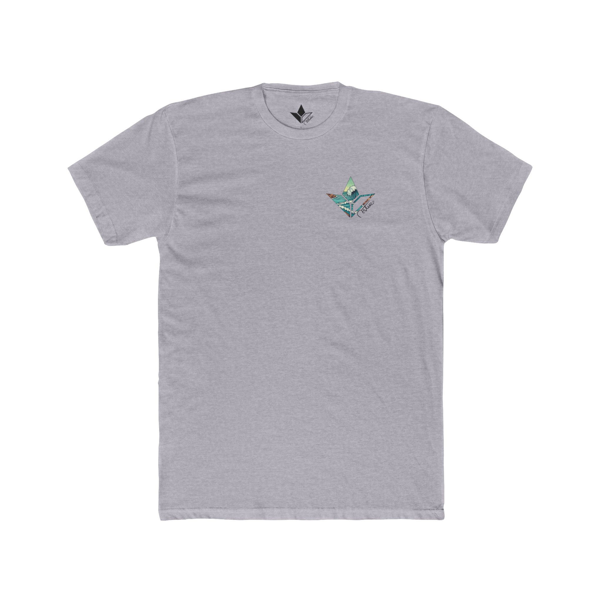 Copy of Unisex Cotton Crew Tee - Nature Wave Graphic T-Shirt