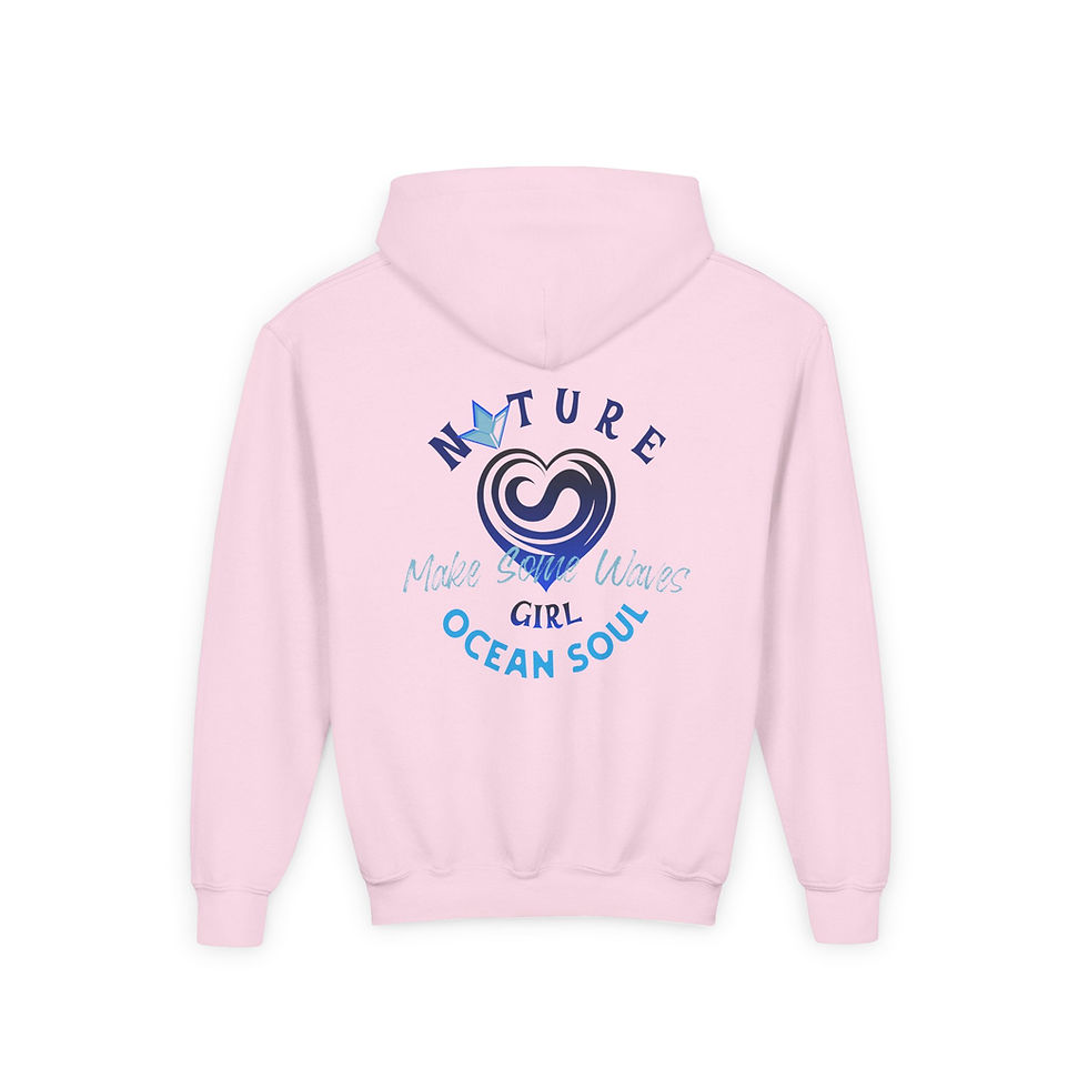 Thumbnail: Ocean Soul Heavy Hooded Sweatshirt (Girls)
