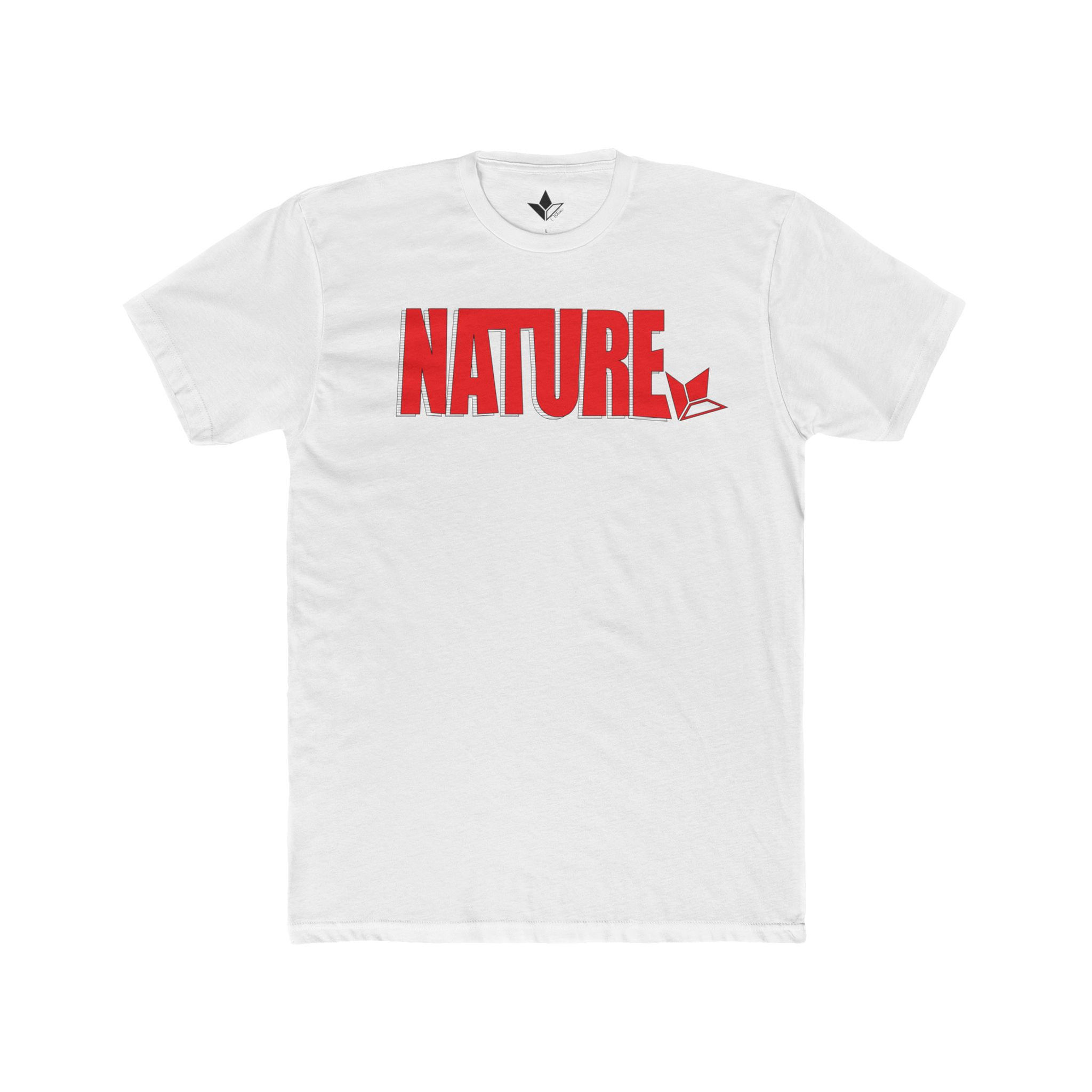 Bold NATURE (Red) Short Sleeve T-Shirt (Mens)