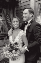 bride and groom pose photographer athens ga