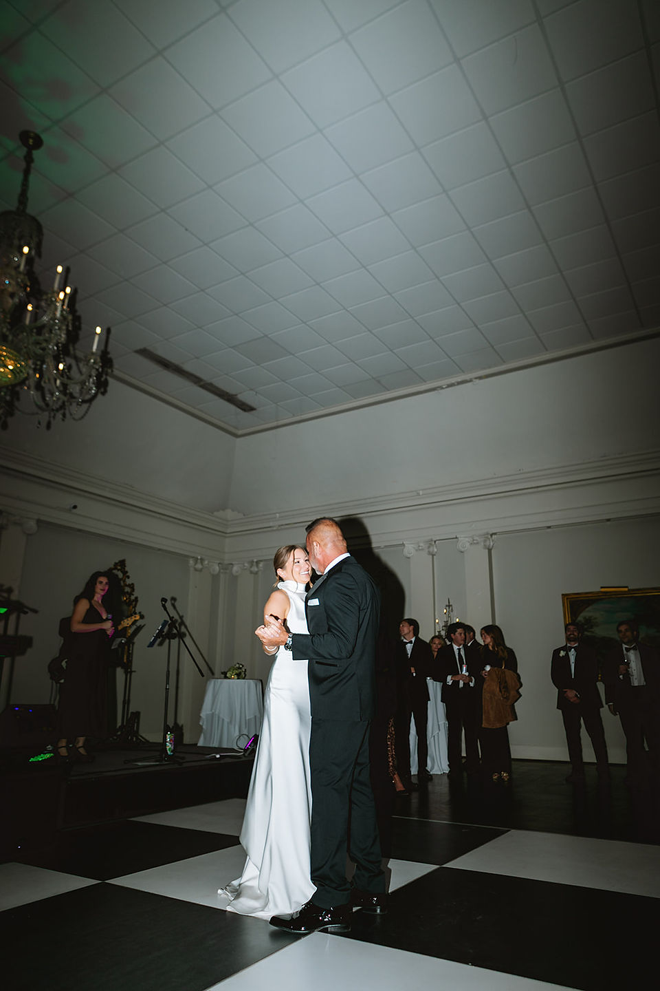 Father of the bride having their first dance at Idle Hour Country Club