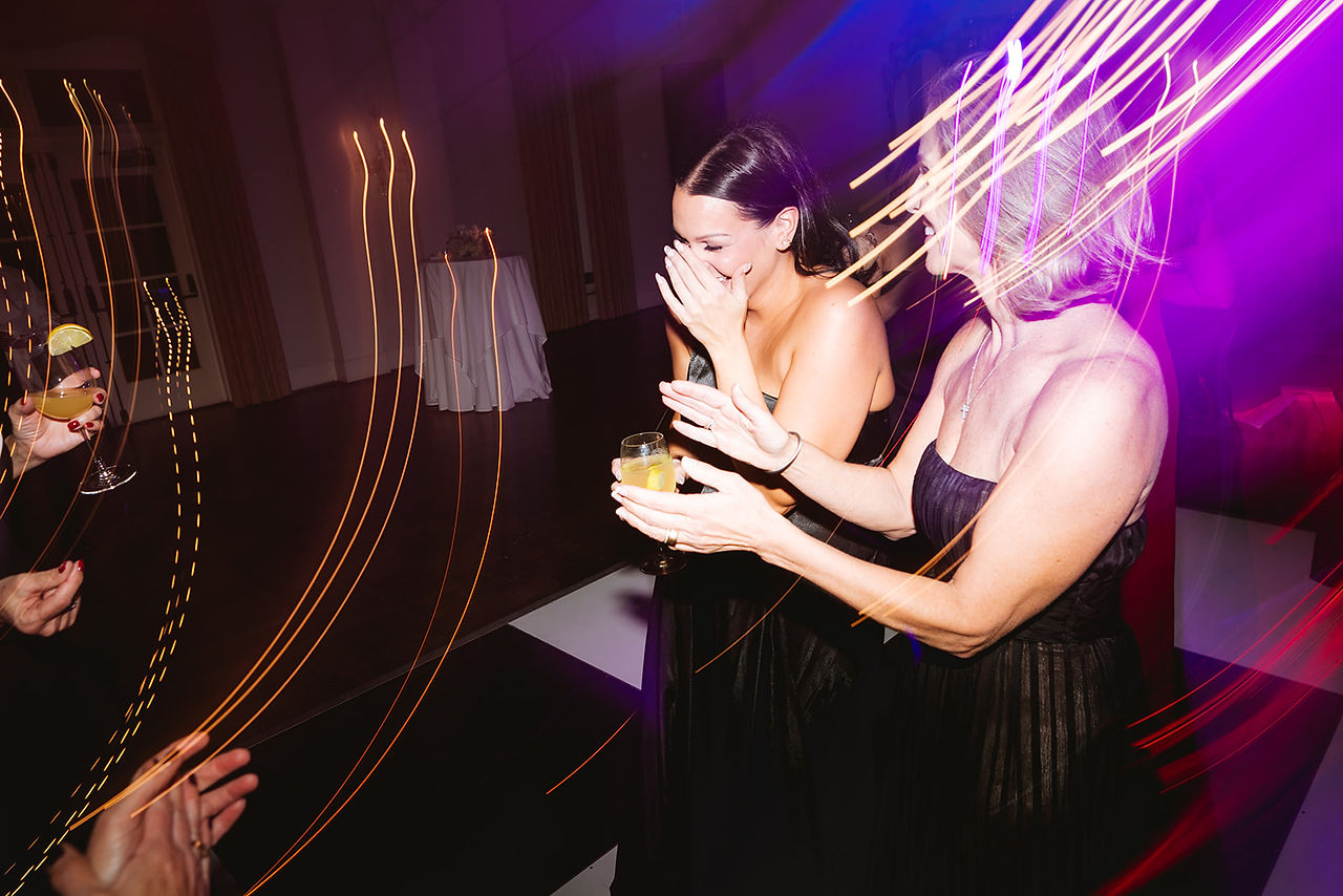 Two women on the dance floor at Idle