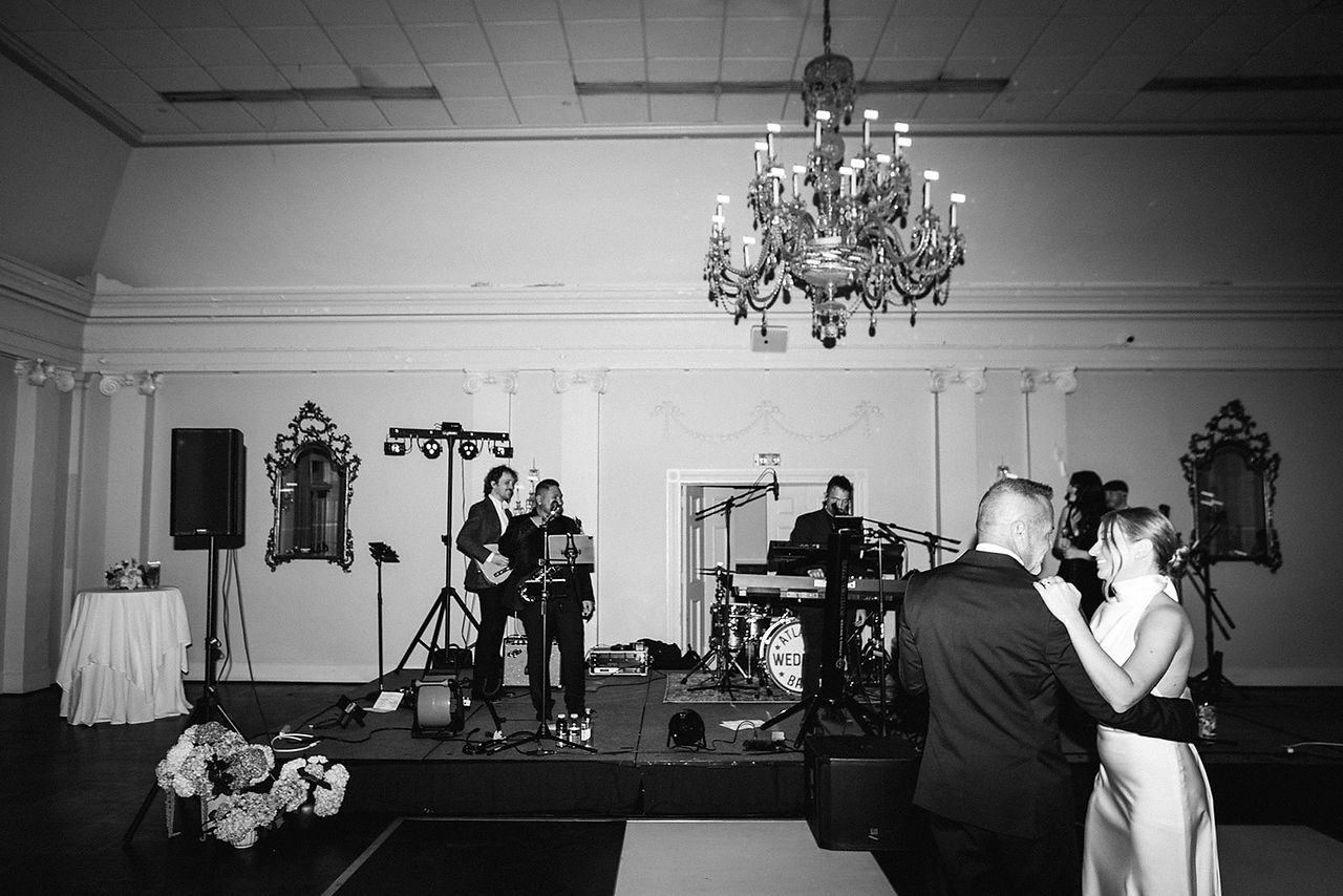 Father of the bride having their first dance at Idle Hour Country Club