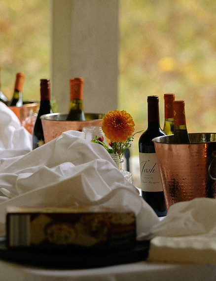 wedding reception details in blue ridge ga