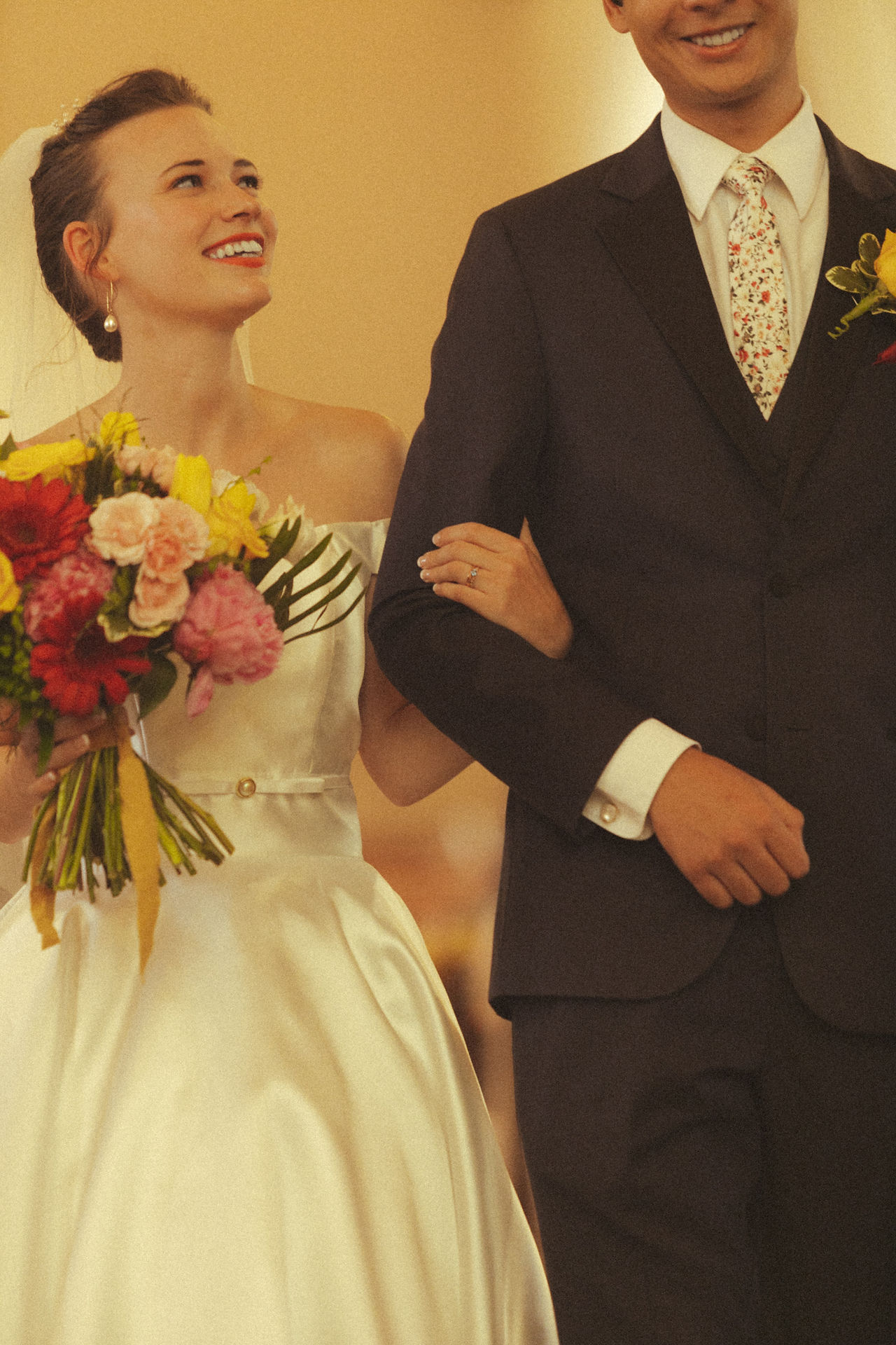 atlanta church wedding photo detail shot bouquet