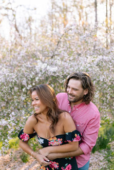athens ga engagement photographer inspiration cherry blossoms