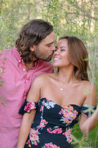 uga state botanical gardens engagement shoot