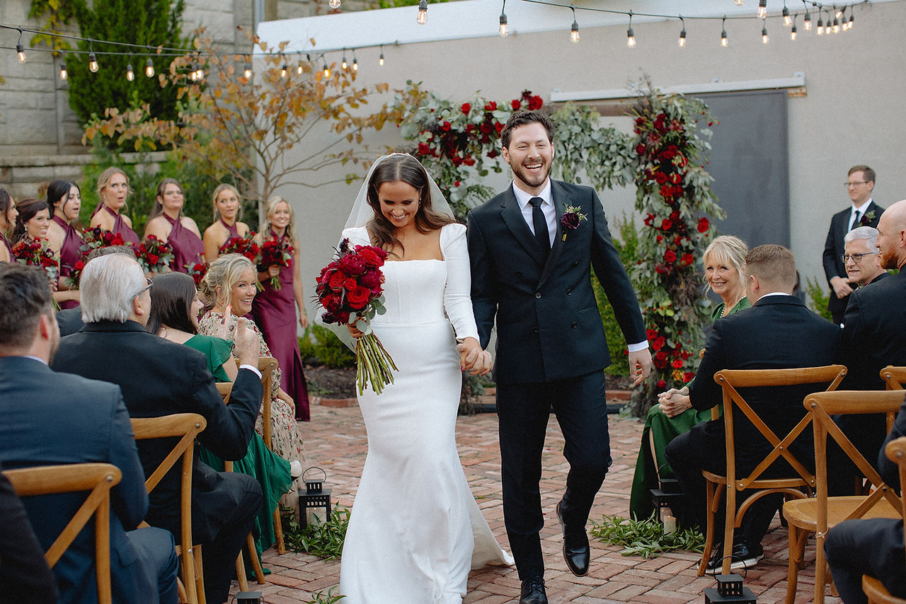 Extravagant ceremony Bishop Station Wedding in Midtown Atlanta