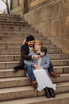 Central Park couples session, NYC engagement photography, New York City couple photographer, early spring Central Park, Bethesda Terrace NYC, Bethesda Fountain couples photos, Le Pain Quotidien Central Park, Broadway dancer couple, cinematic couples photography, editorial engagement photos NYC, romantic Central Park session, natural movement couple portraits, luxury NYC couples photographer, film inspired photography, intimate love story photography, cozy spring NYC aesthetic, hand in hand walking photos, documentary couples session, travel engagement photography NYC