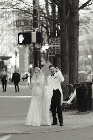 Wedding at The Wimbish House in Midtown Atlanta photography of bride and groom