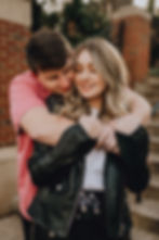 engagement photoshoot photographer at the uga state botanical gardens in athens, ga