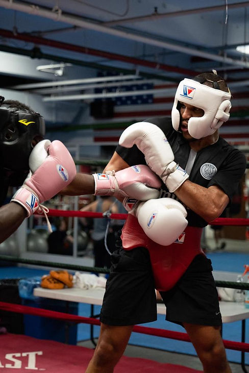 sparring session