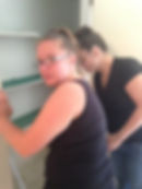Cleaning someones house to give back