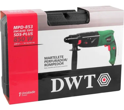 Miniatura: MARTELETE SDS PLUS PRU/ROMPEDOR MPD-853 220V DWT 3,3J