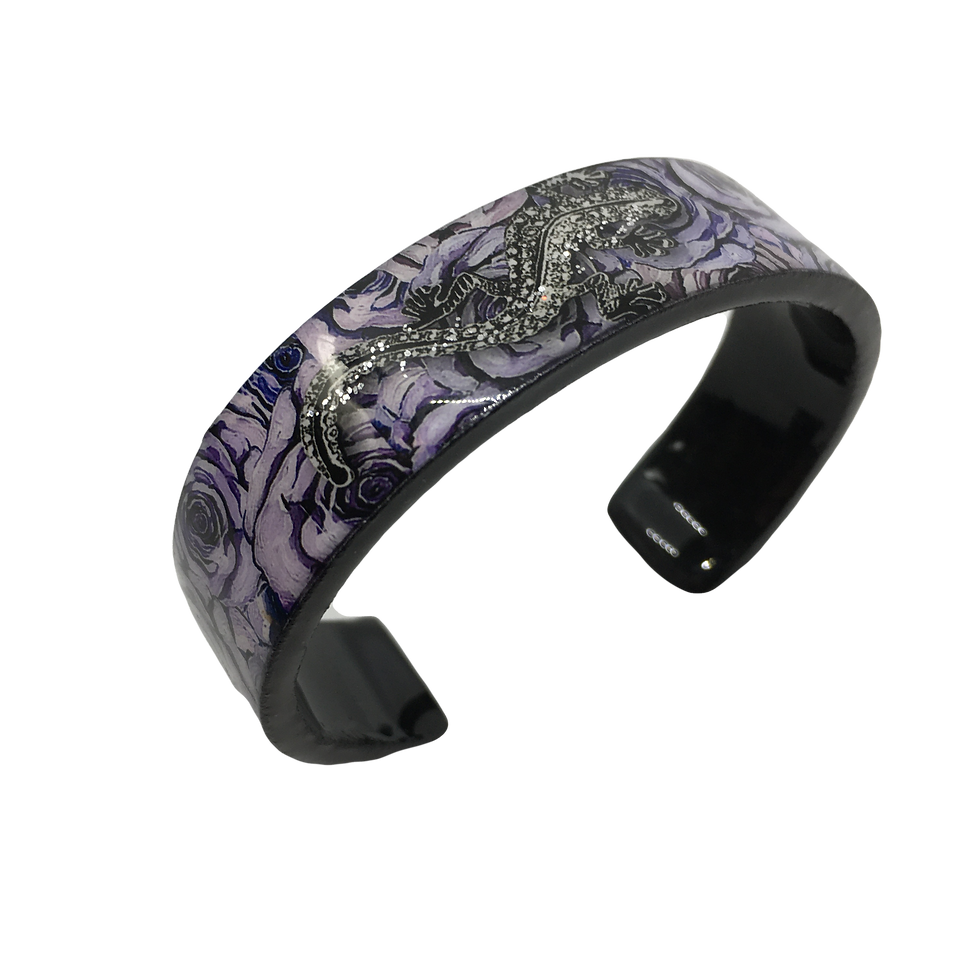 Thumbnail: Nano Cuff Bracelet - Lavender Roses