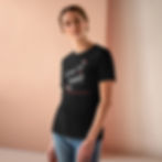 Miniature : Your favorite catch phrase on a tee- curvy fit