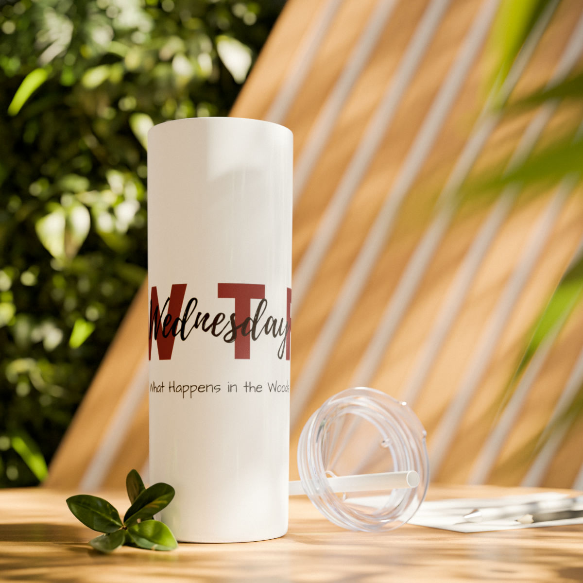 WTF Logo - on a tumbler