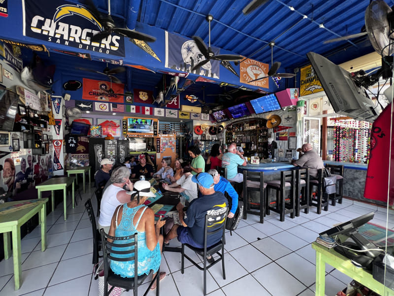 Corner Sancho's Bar Super Bolw