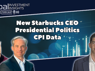 A New Starbucks CEO, Presidential Politics & CPI Data