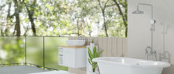 minimal-modern-bathroom-with-bath-tub-shower-head-sinks-counter-natural-outside-view