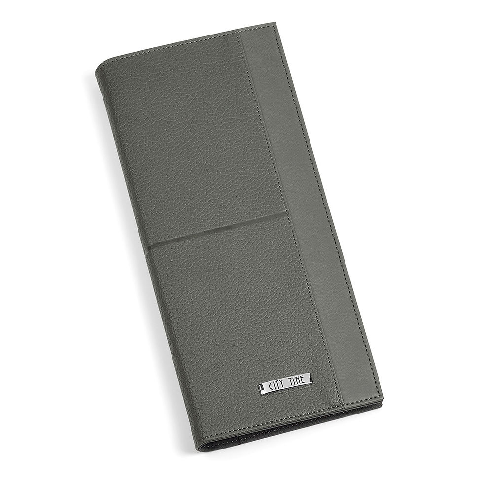 Portabiglietti Elegance grigio