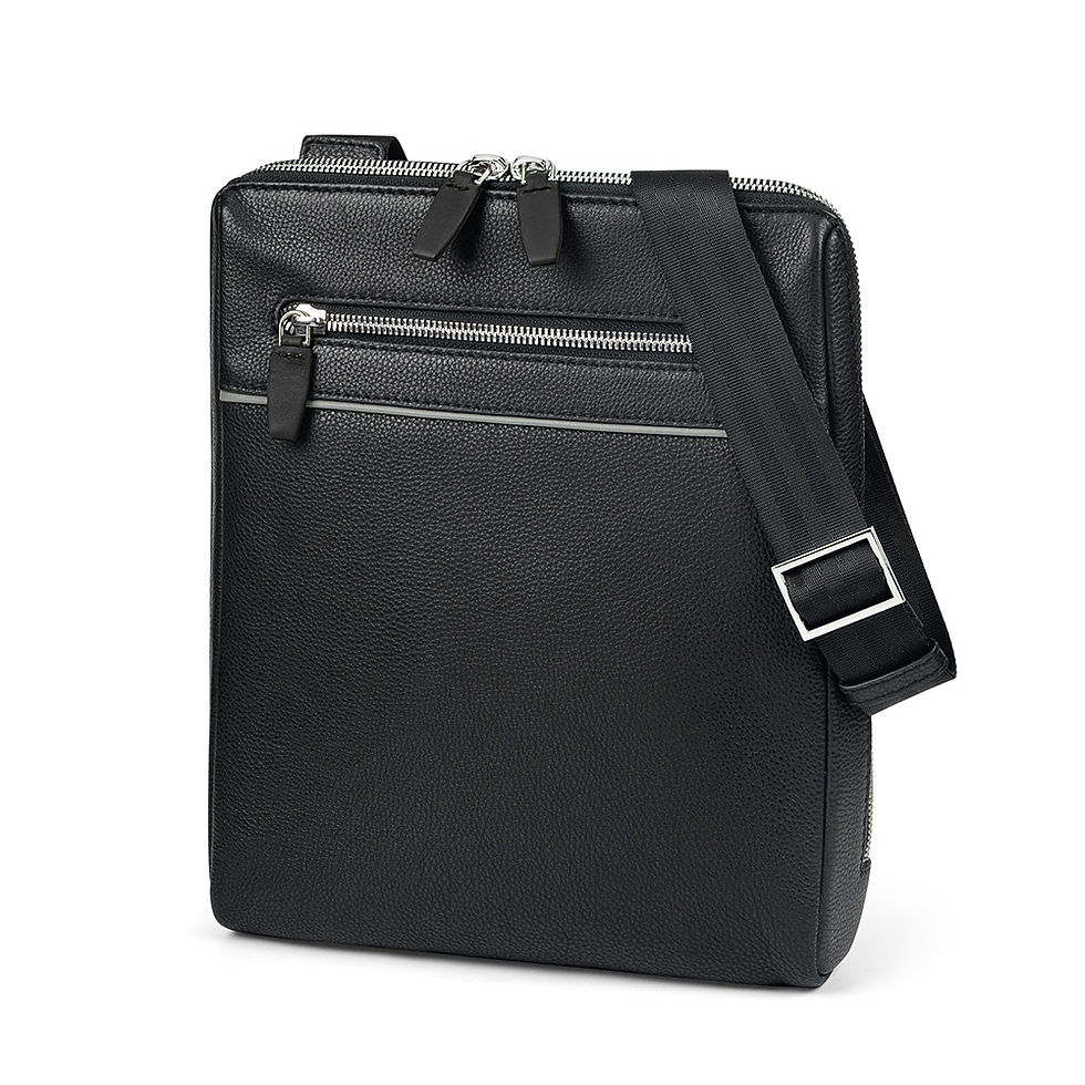 Borsello in pelle nero