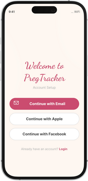Pregtracker.AccountSetup.png