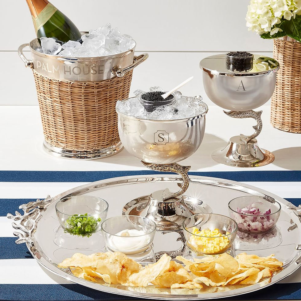 Thumbnail: SILVER CAVIAR SERVING STAND