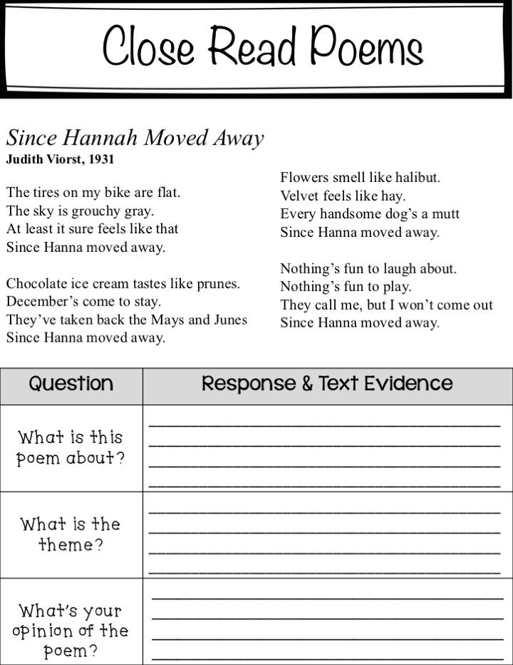 Thumbnail: Universal ELA Poetry Study Packet Resources for Any Poetry Unit