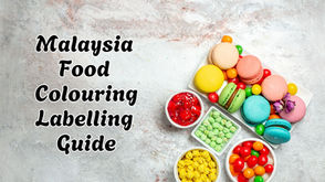 the correct way of declaring food colouring in Malaysia based on food regulation