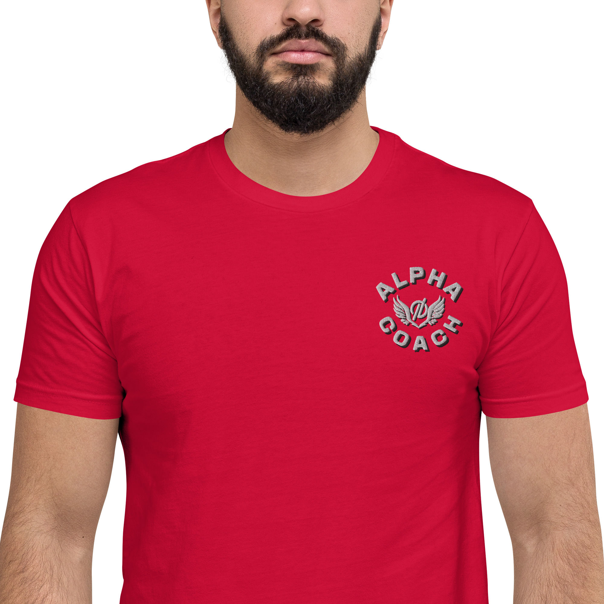 Short Sleeve "COACH" T-shirt (red)