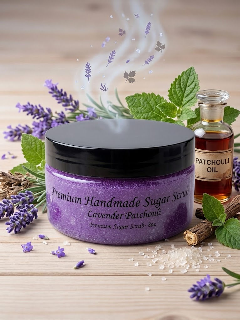 Lavender Patchouli Premium Sugar scrub