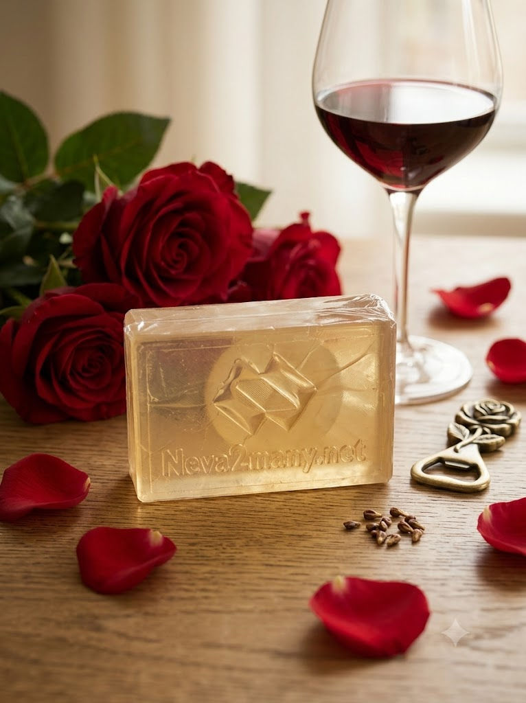 Red Wine soap-Wine and Roses