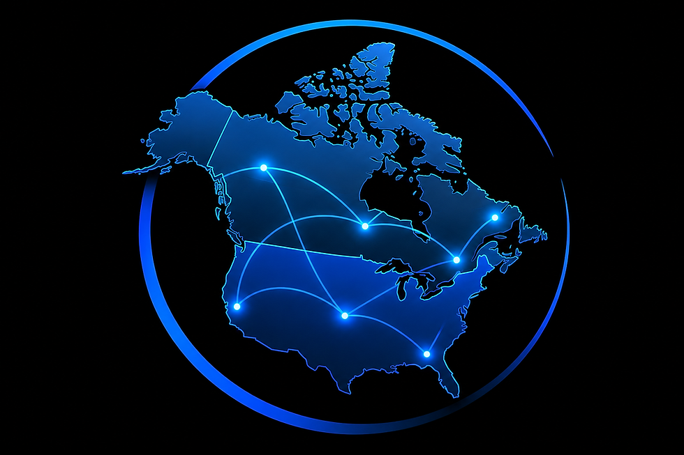 North American technology infrastructure contractor network