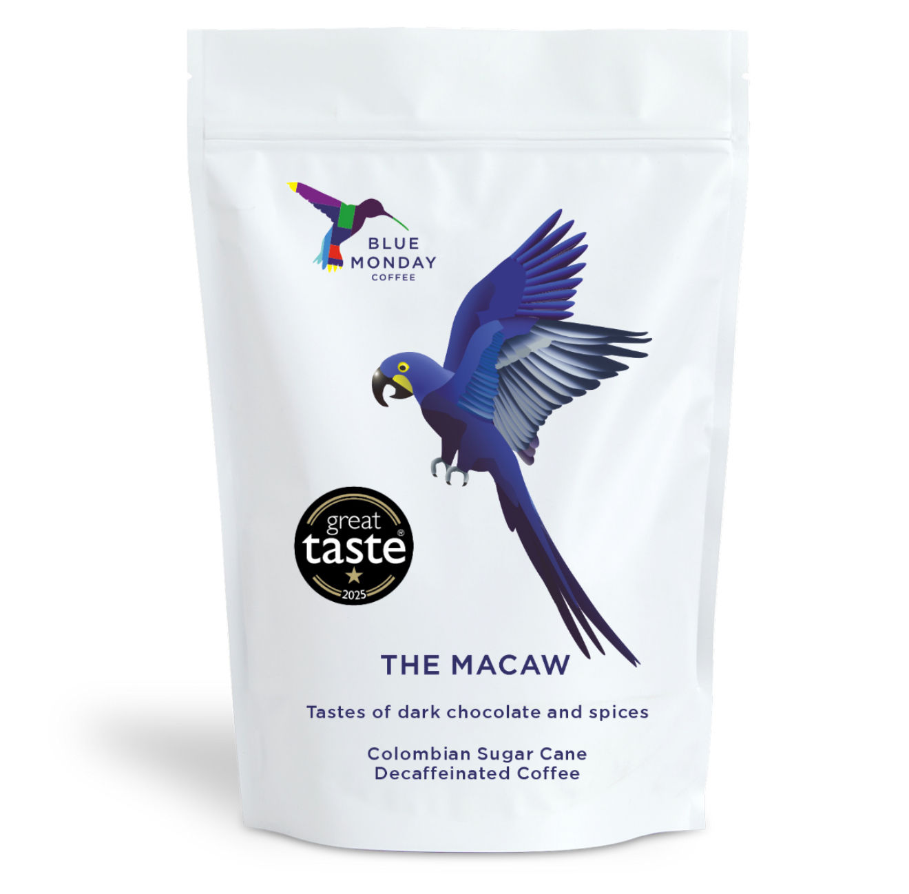 Blue Monday Coffee The Macaw award winning coffee