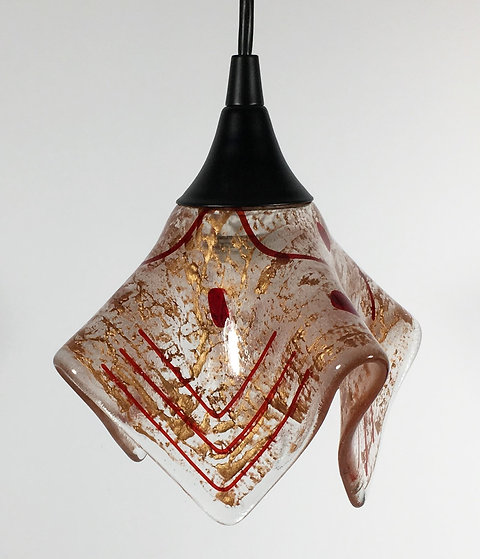 Red Bronze And Clear Glass Pendant Light Shade Available In 2