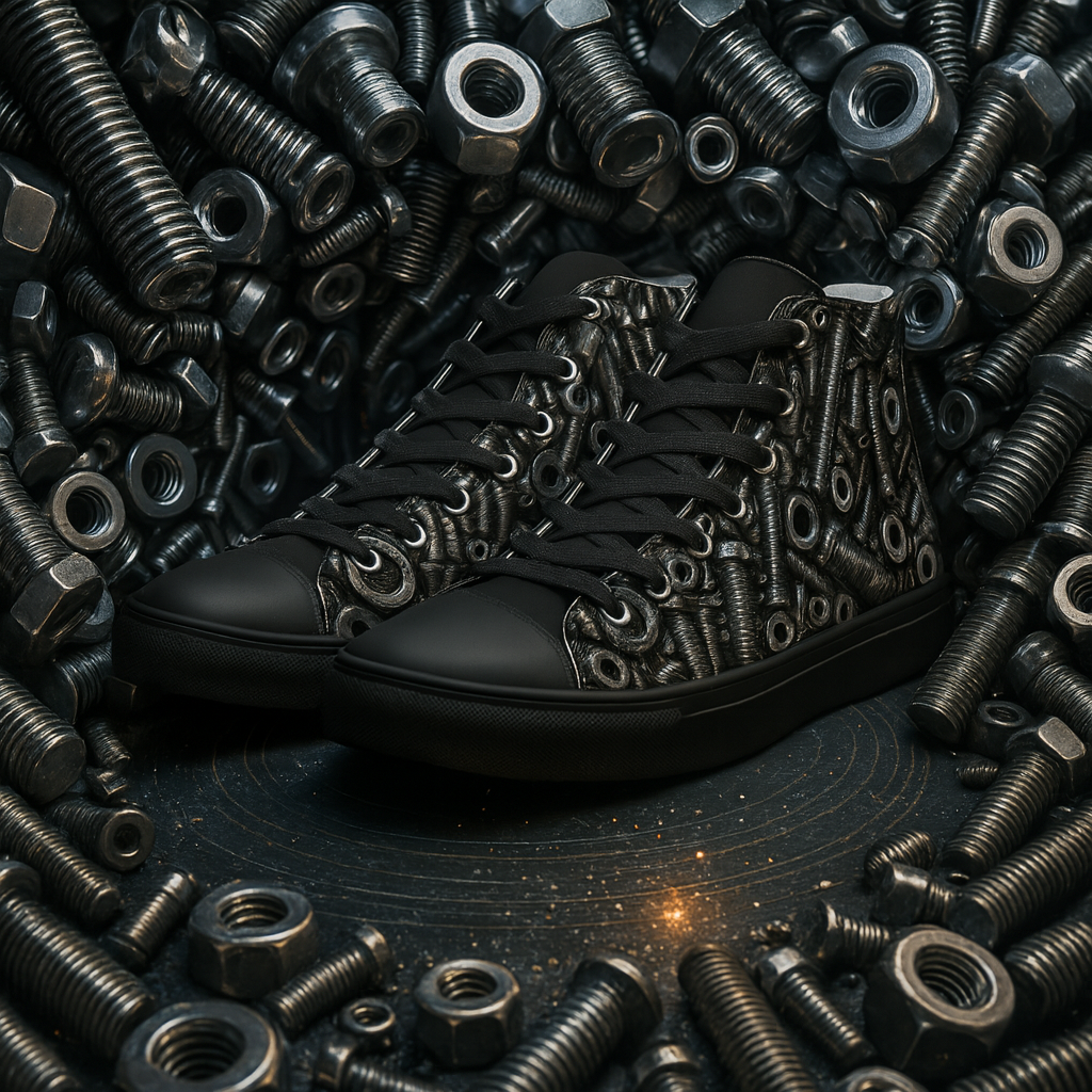 Industrial Hardware Pattern Shoes