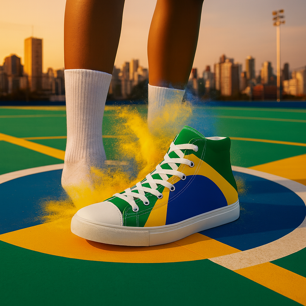 Brazil Flag Streetwear Shoes