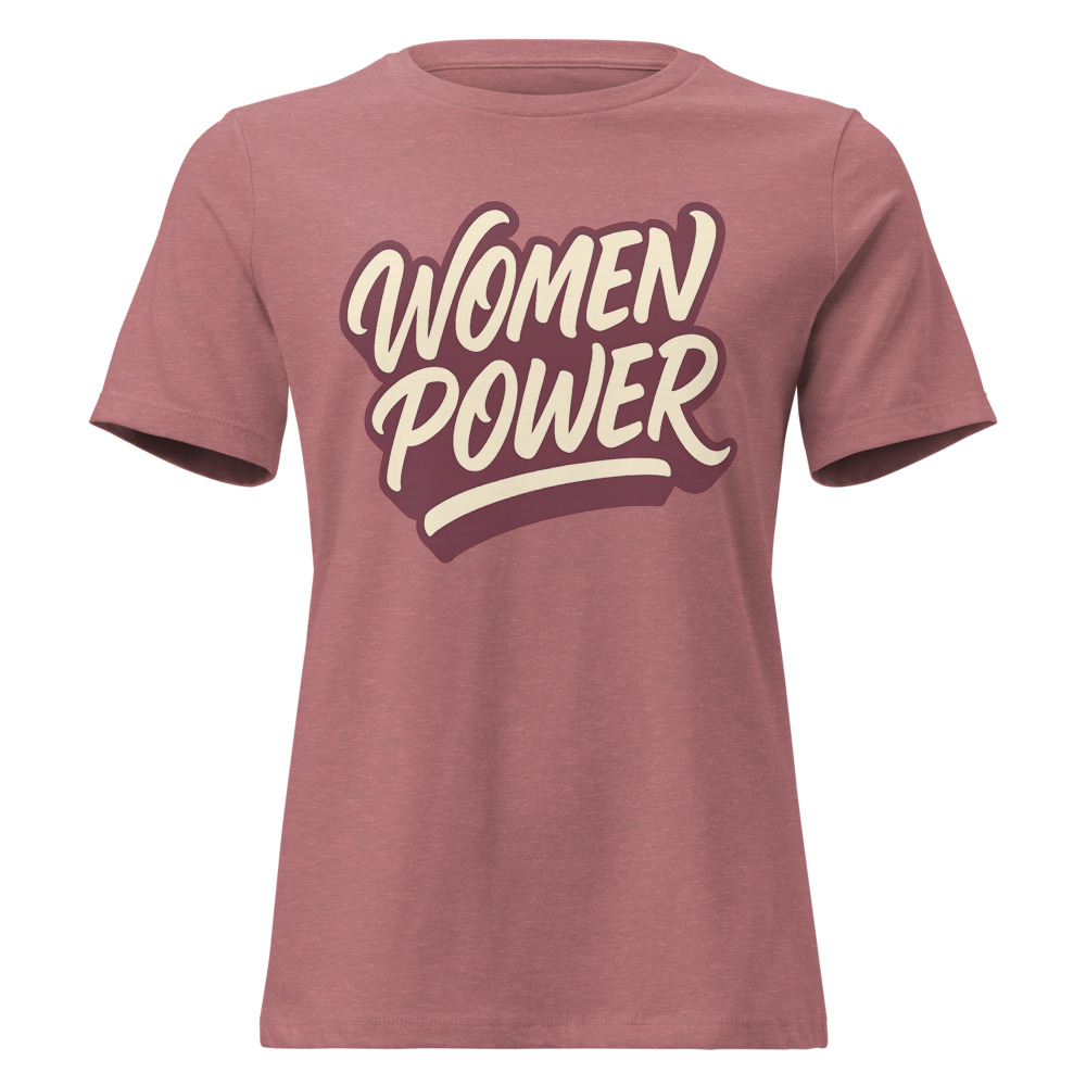Women Power Typographic Women’s T-Shirt