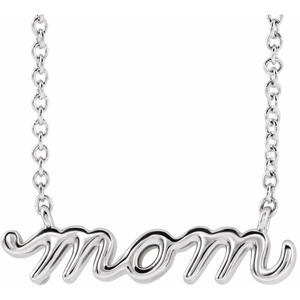 Gold Petite Mom 18" Necklace