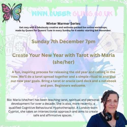Create Your New Year with Tarot with Maria (she/her)