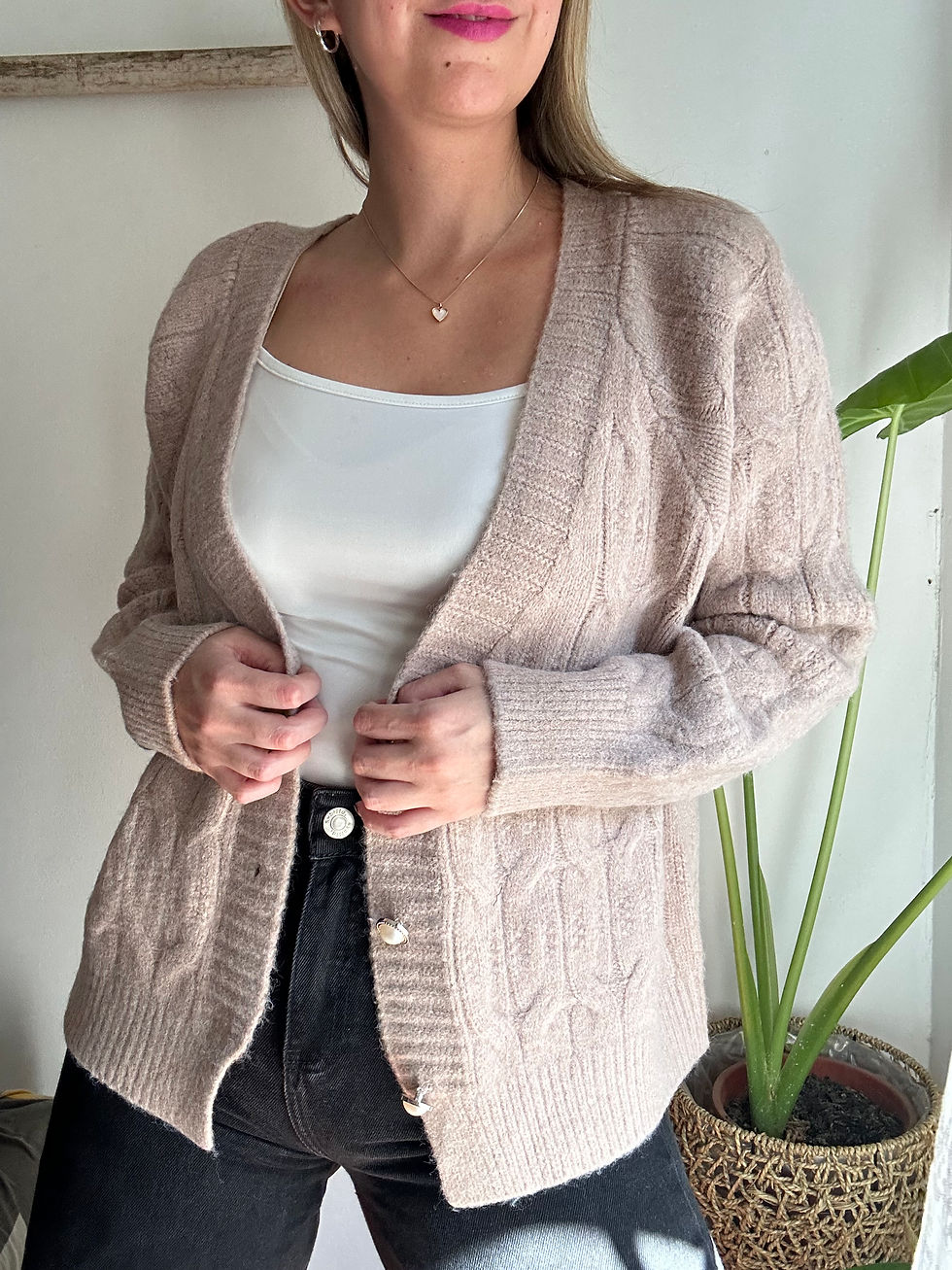 Miniatura: CARDIGAN  PERLAS TEJIDO SPANDEX 