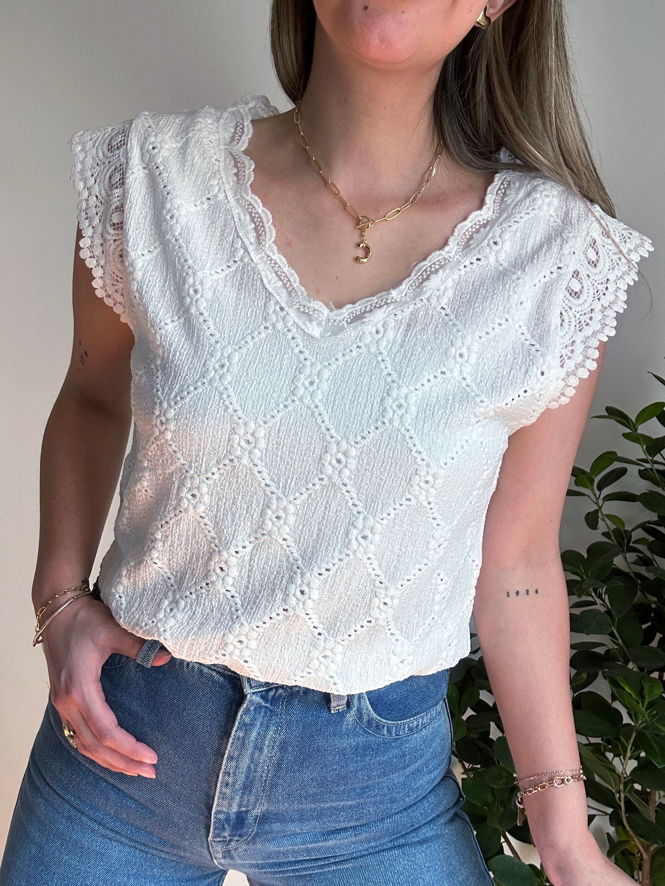 BLUSA VICENTA BLANCA 